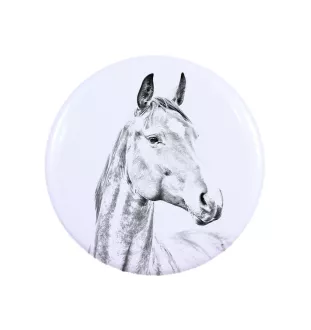 American Warmblood - magnet with a horse, a unique imprint of the Art-Dog horse brand