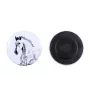 Andalusian - magnet with a horse, a unique imprint of the Art-Dog horse brand