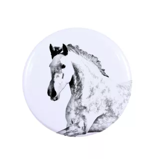 Andalou - aimant avec cheval, empreinte exceptionnelle de cheval de la marque Art-Dog