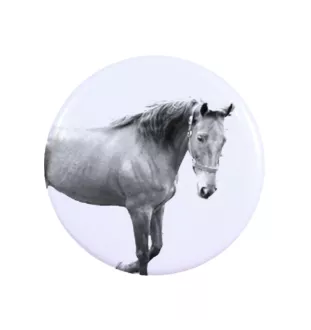 Cheval de selle américain - aimant avec cheval, empreinte exceptionnelle de cheval de la marque Art-Dog