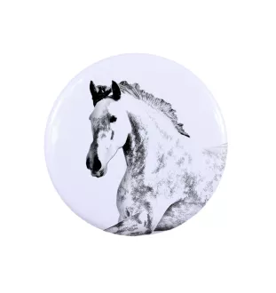 Andalou ornement de chemise, broche pour sac, cadeau idéal avec la possibilité d'ajouter votre propre graphisme de la marque Art-Dog