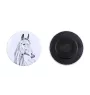 Amerikanisches Warmblut - Magnet mit Pferd, ein einzigartiges Abdruck des Pferdes der Marke Art-Dog