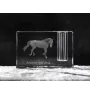 American Saddlebred - Pen stand, crystal organiser with picture of a horse, unique desk decoration by Art-Dog brand