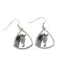 American Saddlebred - earrings with a horse, hanging earrings with a picture, personalized jewelry with Art-Dog brand print