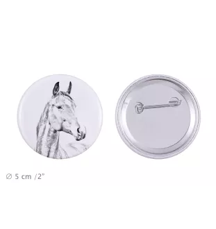 American Warmblood - magnet with a horse, a unique imprint of the Art-Dog horse brand