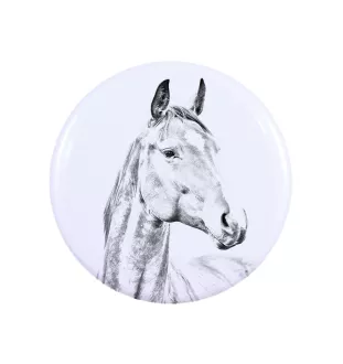 American Warmblood - magnet with a horse, a unique imprint of the Art-Dog horse brand