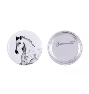 Andalusian - magnet with a horse, a unique imprint of the Art-Dog horse brand