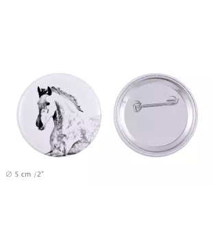 Andalou - aimant avec cheval, empreinte exceptionnelle de cheval de la marque Art-Dog