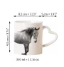 American Saddlebred - Tasse mit Hund, entzückende Tasse mit herzförmigem Henkel, universelles Geschenk der Marke Art-Dog