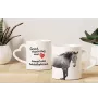American Saddlebred - cup with a dog, adorable cup with a heart-shaped handle, universal gift from the Art-Dog brand