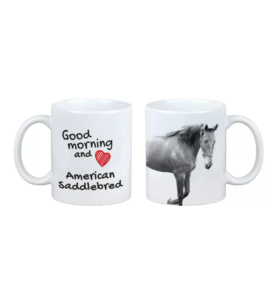 American Saddlebred - Tasse mit Hund, personalisierte Tasse mit Druck, klassisches Geschenk für jeden von der Marke Art-Dog.