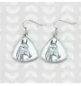 American Warmblood - earrings with a horse, hanging earrings with a picture, personalized jewelry with Art-Dog brand print