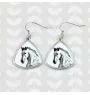 Andalusian - earrings with a horse, hanging earrings with a picture, personalized jewelry with Art-Dog brand print