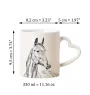 Warmblood amerykański kubek z koniem good morning serce Art-Dog
