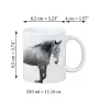 Cheval de selle américain - tasse avec un cheval, tasse avec une photo, cadeau personnalisé de la marque Art-Dog