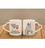 American Warmblood - cup with a dog, adorable cup with a heart-shaped handle, universal gift from the Art-Dog brand