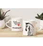 Andalusier - Tasse mit Hund, entzückende Tasse mit herzförmigem Henkel, universelles Geschenk der Marke Art-Dog