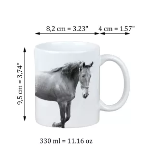 American Saddlebred - cup with a horse, cute cup with graphics, a gift with your photo from the Art-Dog brand