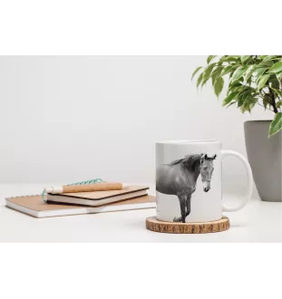 Cheval de selle américain - tasse avec un cheval, une tasse charmante avec une illustration, un cadeau avec votre photo de la marque Art-Dog