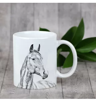 Cheval de sang américain - tasse avec un cheval, tasse avec une photo, cadeau personnalisé de la marque Art-Dog