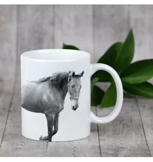 American Saddlebred - Becher mit Pferd, fröhlicher Becher für Hundefreunde, personalisiertes Geschenk der Marke Art-Dog