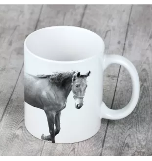 Cheval de selle américain - tasse avec un cheval, une tasse joyeuse pour les amoureux des chiens, un cadeau personnalisé de la marque Art-Dog