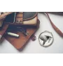 American Saddlebred - pocket mirror with a horse, personalized mirror for a purse, compact mirror with Art-Dog brand print
