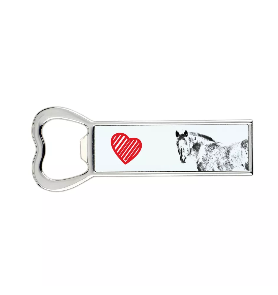 Appaloosa - ouvre-bouteille avec un cheval, ouvre-bouteille personnalisé pour le réfrigérateur, cadeau unique pour homme de la marque Art-Dog
