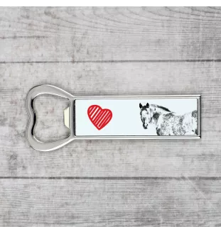 Appaloosa - ouvre-bouteille avec un cheval, ouvre-bouteille personnalisé pour le réfrigérateur, cadeau unique pour homme de la marque Art-Dog