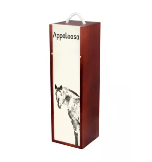 Appaloosa pudełko na wino z koniem Art-Dog