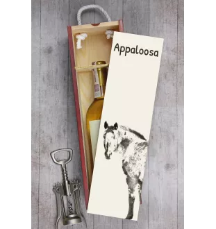 Appaloosa pudełko na wino z koniem Art-Dog