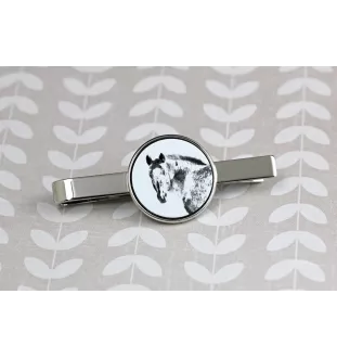 Appaloosa - pince à cravate avec un cheval, pince à cravate personnalisée, cadeau unique pour homme de la marque Art-Dog