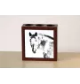 Appaloosa - porte-stylo avec un cheval, organiseur de bureau avec impression, décoration de bureau personnalisée de la marque Art-Dog