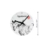 Appaloosa - wall clock with a horse, shelf clock with a print, personalized home decoration from the Art-Dog brand