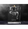 Appaloosa - Bougeoir avec image d'un cheval, porte bougie en cristal, cadeau personnalisé par la marque Art-Dog
