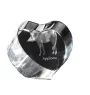 Appaloosa - une photo de cheval dans un cristal, un cœur en cristal, un cadre exceptionnel avec une photo de la marque Art-Dog