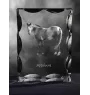 Appaloosa - Kristall mit einem Pferdebild, Glasstatuette mit einem Bild, einzigartiger Bilderrahmen der Marke Art-Dog
