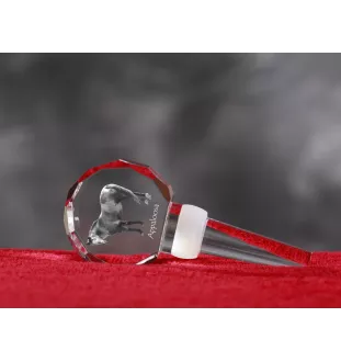 Appaloosa - Bouchon de bouteille en cristal avec cheval, bouchon de vin unique avec photo, cadeau personnalisé pour sommelier par la marque Art-Dog