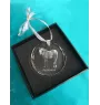 Appaloosa - boule de Noël en cristal avec une photo, photo de cheval dans le cristal, décoration personnalisée pour sapin de Noël de la marque Art-Dog