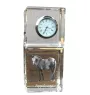 Appaloosa - montre en cristal avec photo, photo de cheval dans le cristal, horloge de bureau personnalisée de la marque Art-Dog