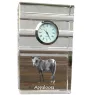 Appaloosa - horloge en verre avec photo, photo de cheval dans un cristal, horloge de bureau personnalisée de la marque Art-Dog