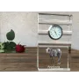 Appaloosa - horloge en verre avec photo, photo de cheval dans un cristal, horloge de bureau personnalisée de la marque Art-Dog