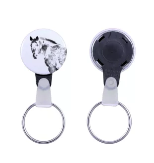 Appaloosa - ein einzigartiger Schlüsselanhänger mit einem Pferdebild, handgefertigtes Produkt, leicht und handlich, Anhänger der Marke Art-Dog