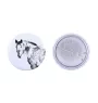 Appaloosa ornement de chemise, broche pour sac, cadeau idéal avec la possibilité d'ajouter votre propre graphisme de la marque Art-Dog