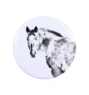 Appaloosa - aimant avec cheval, empreinte exceptionnelle de cheval de la marque Art-Dog