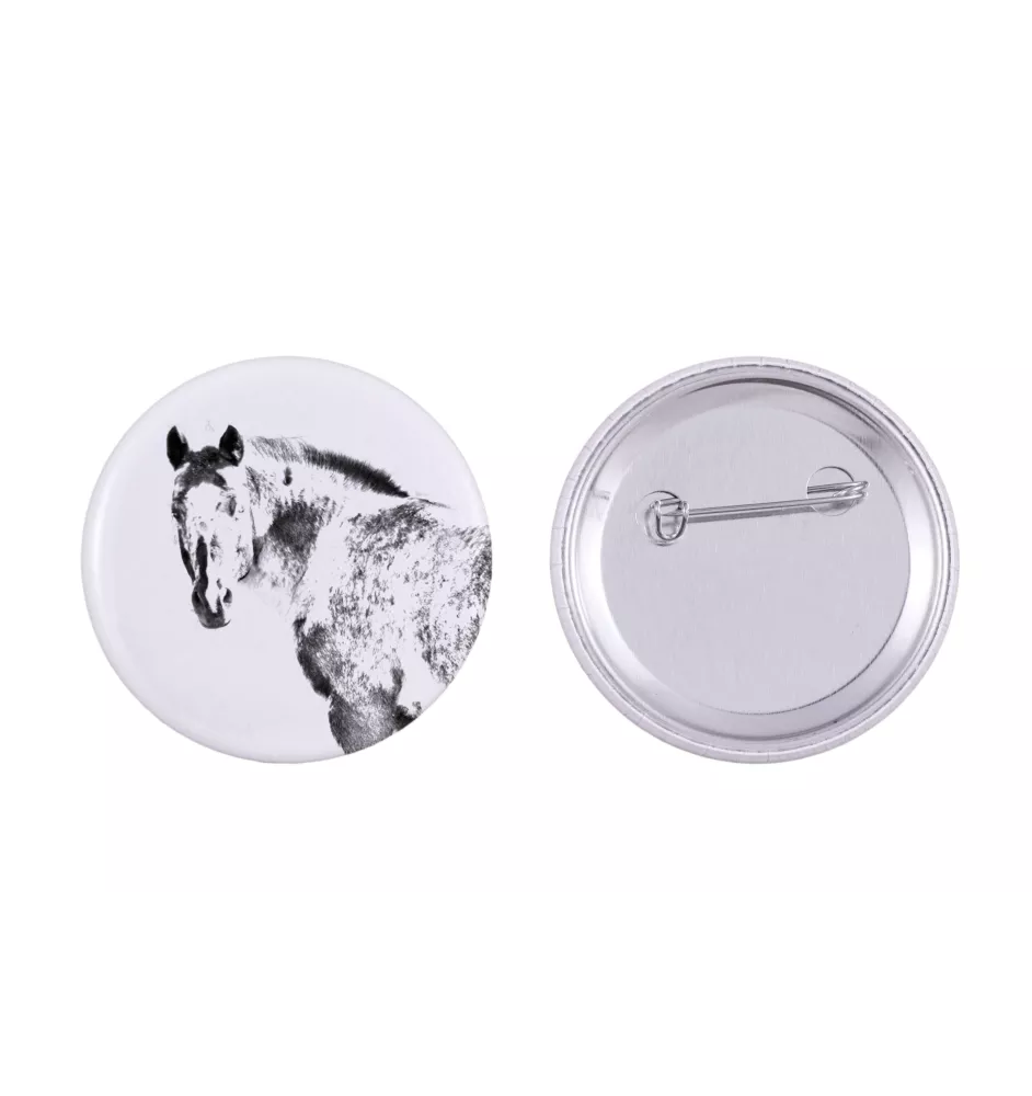 Appaloosa przypinka z koniem duża Art-Dog