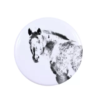Appaloosa przypinka z koniem duża Art-Dog