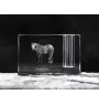 Appaloosa - Porte-stylos, organiseur en cristal avec image d'un cheval, décoration de bureau unique par la marque Art-Dog