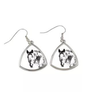 Appaloosa - earrings with a horse, hanging earrings with a picture, personalized jewelry with Art-Dog brand print