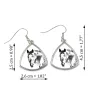 Appaloosa - boucles d'oreilles avec un cheval, boucles d'oreilles pendantes avec une image, bijoux personnalisés avec l'impression de la marque Art-Dog